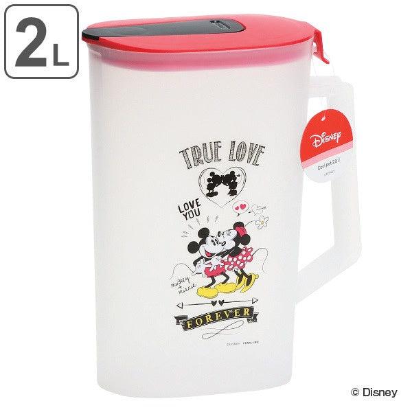 日本製 2L 大容量冷水壺|米奇米妮 小熊維尼 小小兵 - 富士通販