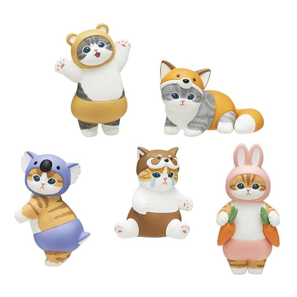 日本 貓福珊迪動物褲褲裝扮公仔 扭蛋|無尾熊 狐狸 粉紅兔 熊 小熊貓 - 富士通販