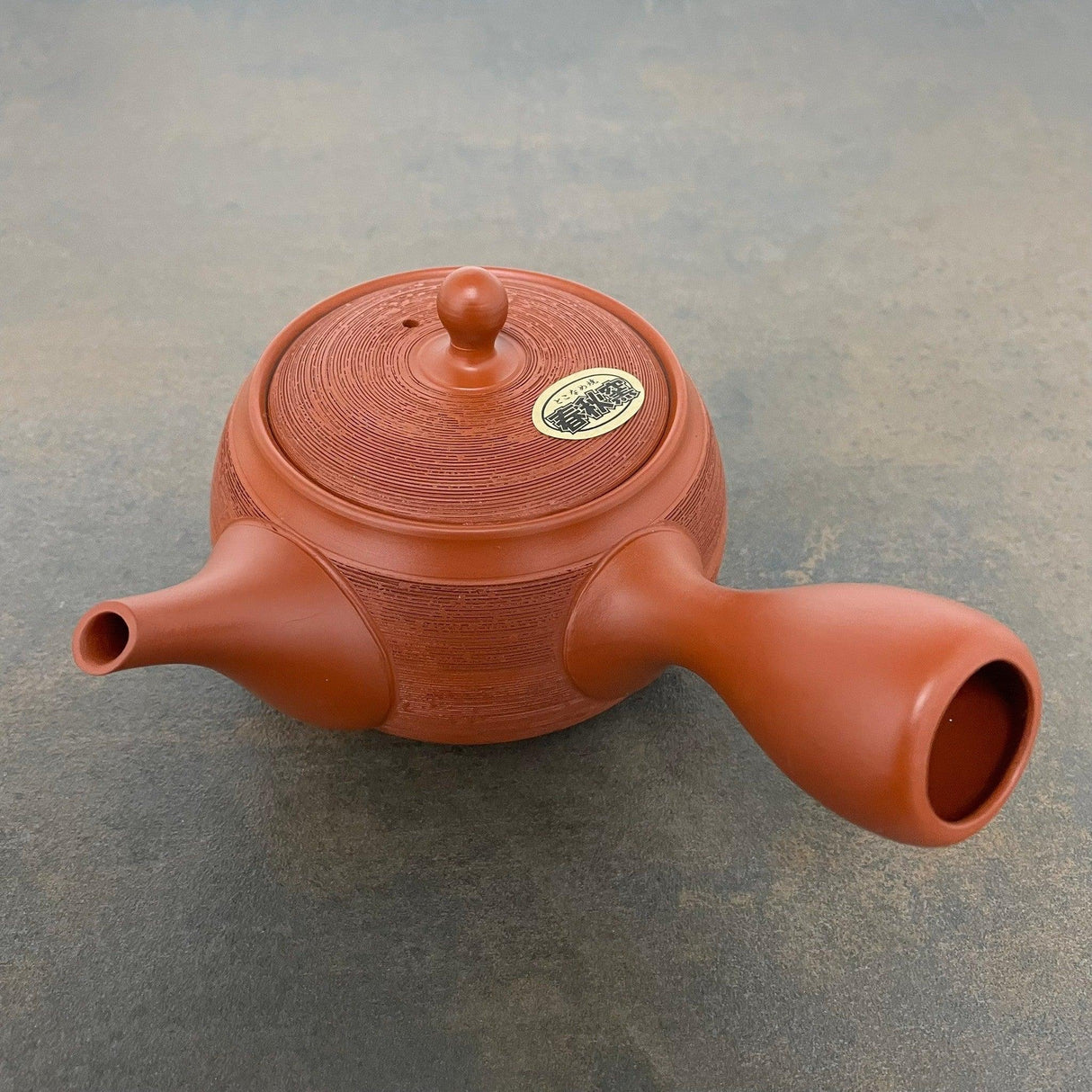 日本製 常滑燒 春秋窯 朱泥條紋 陶瓷茶壺|310cc - 富士通販
