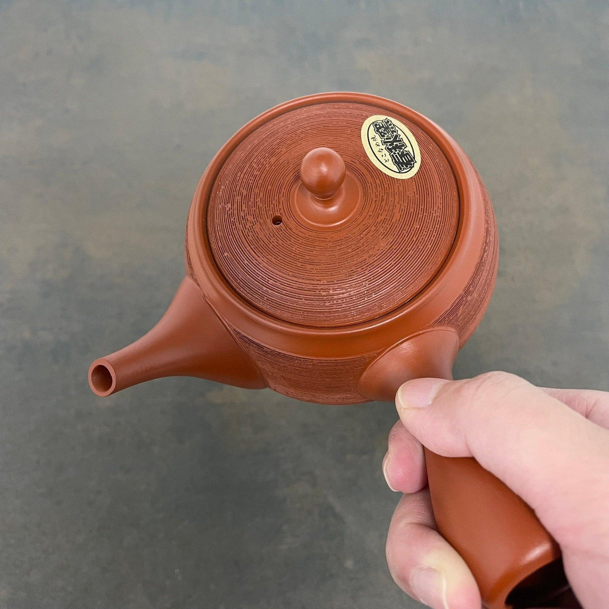 日本製 常滑燒 春秋窯 朱泥條紋 陶瓷茶壺|310cc - 富士通販