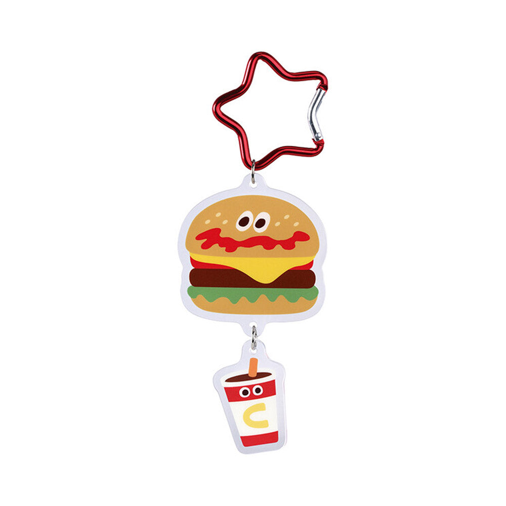 SKATER 薯條漢堡 登山扣吊飾︱鑰匙圈 吊掛小物 包包配件