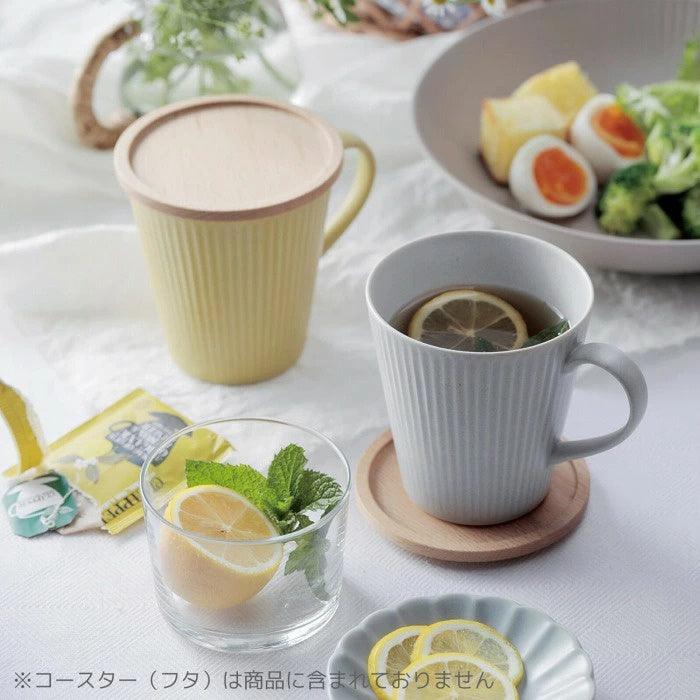 日本製 美濃燒 扇形啞光釉馬克杯|330ml 輕量杯 陶瓷杯 - 富士通販