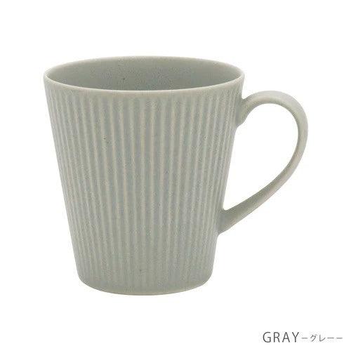 日本製 美濃燒 扇形啞光釉馬克杯|330ml 輕量杯 陶瓷杯 - 富士通販