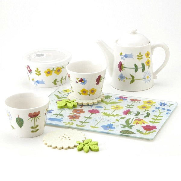 日本 Matilda A 浪漫花卉 茶壺茶具禮盒 | 下午茶組 送禮