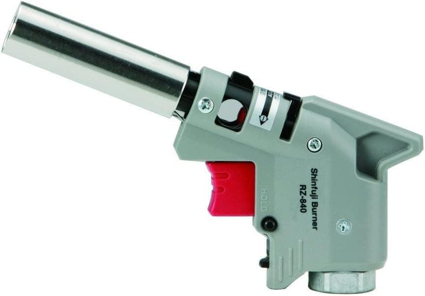 日本製 新富士 瓦斯罐噴槍頭|電子式點火 可調節火力 可360度 - 富士通販