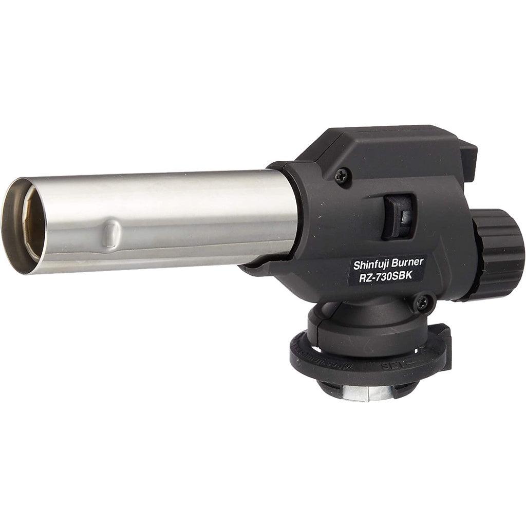 日本製 新富士 瓦斯罐噴槍頭|電子式點火 可調節火力 可360度 - 富士通販
