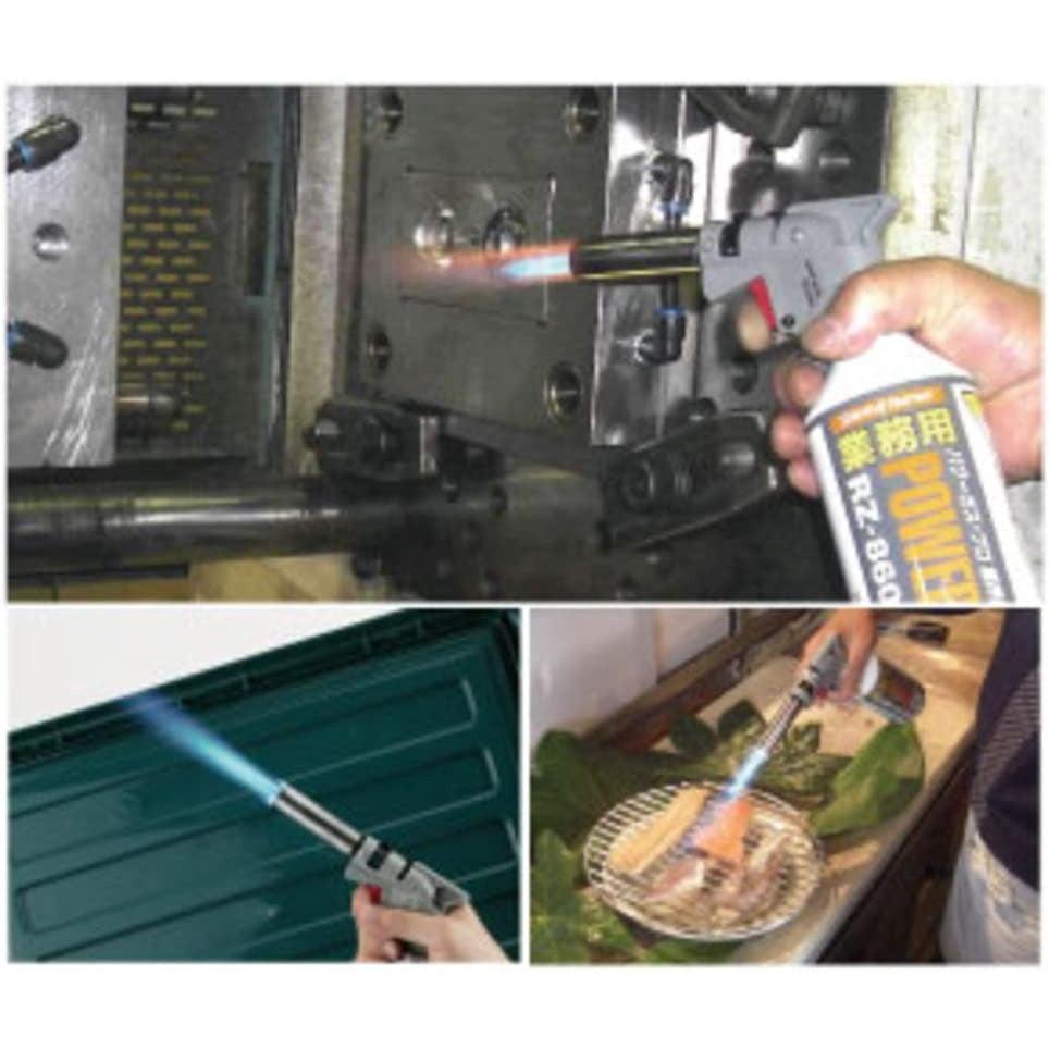 日本製 新富士 瓦斯罐噴槍頭|電子式點火 可調節火力 可360度 - 富士通販