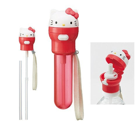 日本 Skater 彈跳式寶特瓶蓋吸管 | 寶特瓶吸管 攜帶式彈蓋吸管 小小兵 皮卡丘 環保吸管