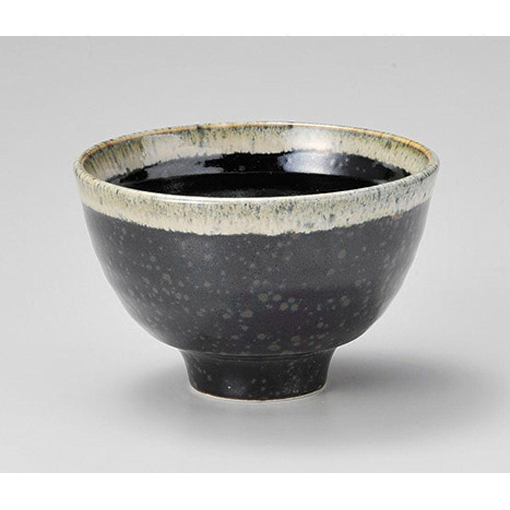 日本製 反六兵衛 吹墨 窯變白流|4寸餐碗 - 富士通販