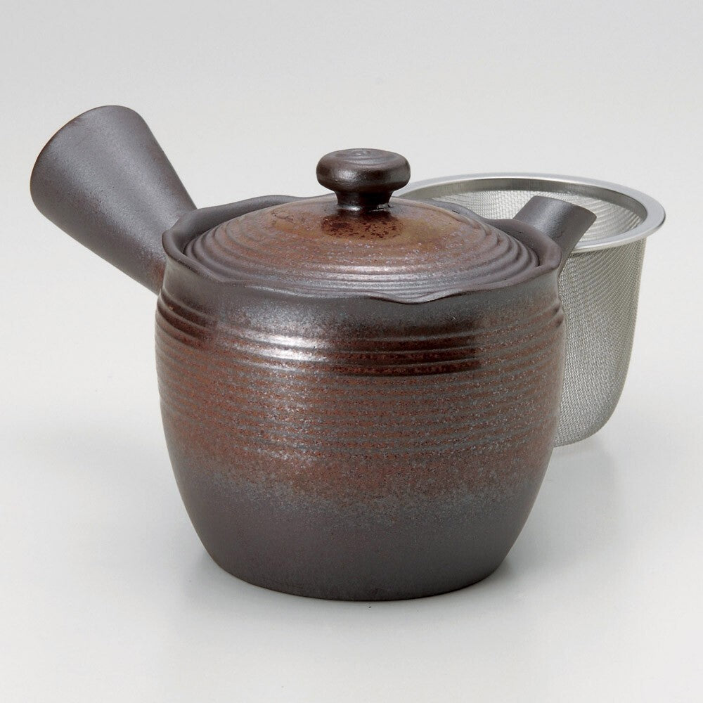 日本製 萬古燒 急須 泡茶茶壺 附瀘網 │多款樣式