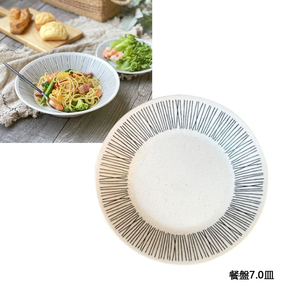 日本製 美濃燒 線條拉麵碗│多款尺寸 丼飯 烏龍麵 湯碗 碗公 飯碗