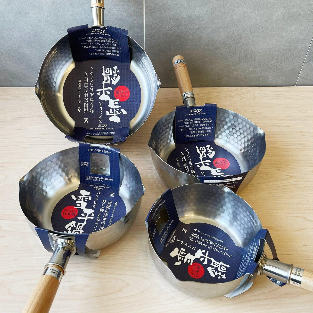 吉川金屬不鏽鋼雪平鍋|日本製食品級430不鏽鋼,導熱快 - 富士通販