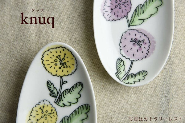 日本製 美濃燒 Miyama 深山 knuq紫羅蘭20公分橢圓碗 | 咖哩碗 義大利麵碗