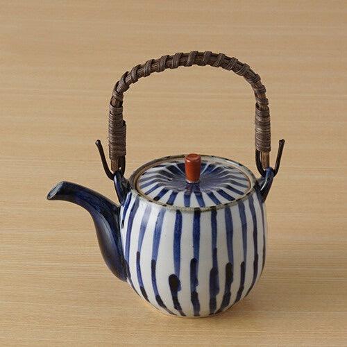 日本製 波佐見燒 鎌倉十草 日式茶壺|450 cc - 富士通販