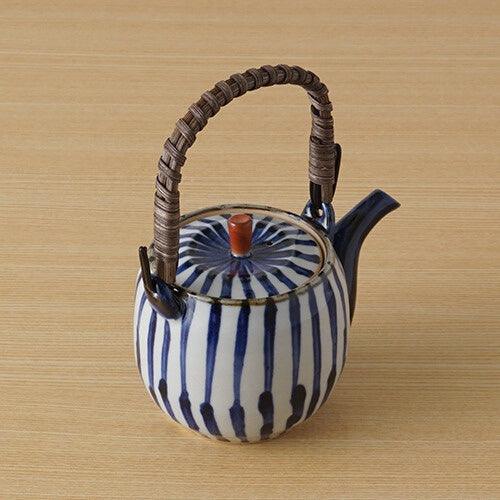 日本製 波佐見燒 鎌倉十草 日式茶壺|450 cc - 富士通販