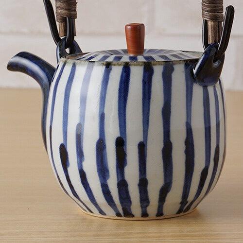 日本製 波佐見燒 鎌倉十草 日式茶壺|450 cc - 富士通販