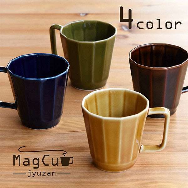 日本製 波佐見燒 重山陶器 12邊形馬克杯 | 茶杯 水杯 咖啡杯