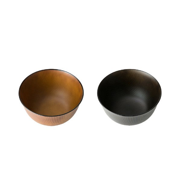 日本製 羽反全木目 木紋樹脂碗 大容量 800ml | 耐熱防摔 輕量碗 露營湯碗 兒童碗