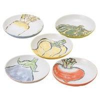 美濃燒碟盤5入組|送禮推薦 - 富士通販