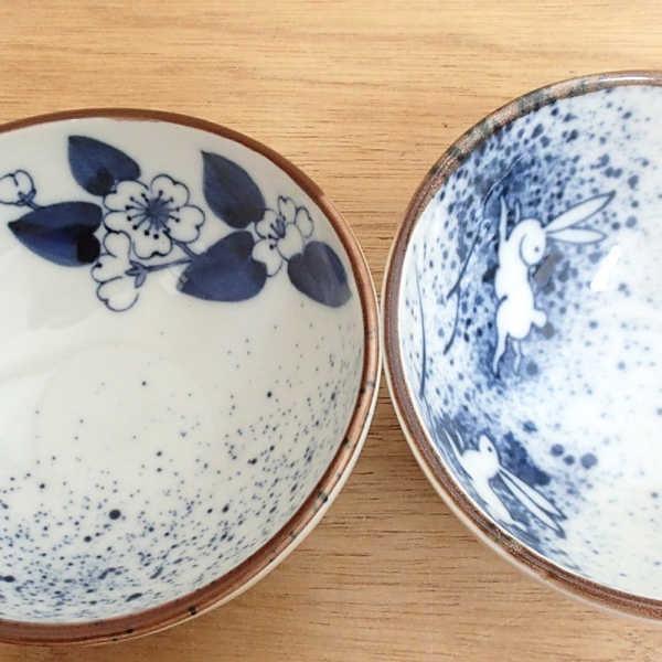 染色工房橢圓形小碗組5入|美濃燒 - 富士通販