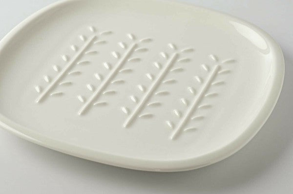 日本製 美濃燒 Miyama 深山 Crust 立體雕刻樹枝/點點餐盤 | 麵包盤 點心盤