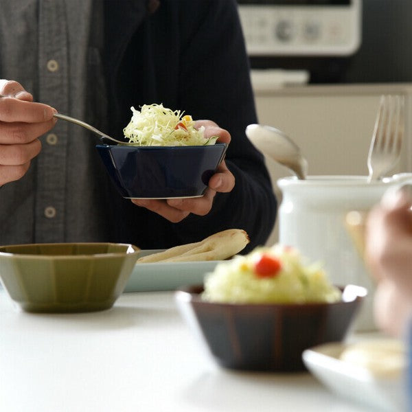 日本製 波佐見燒 重山陶器 12邊形碗 | 飯碗 湯碗 小菜碗 沙拉碗