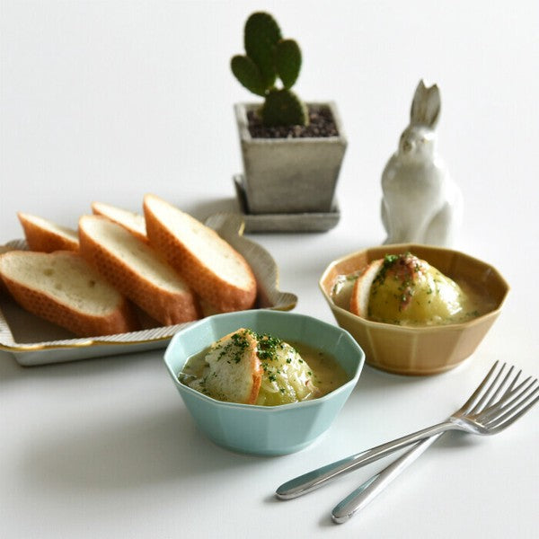 日本製 波佐見燒 重山陶器 12邊形碗 | 飯碗 湯碗 小菜碗 沙拉碗