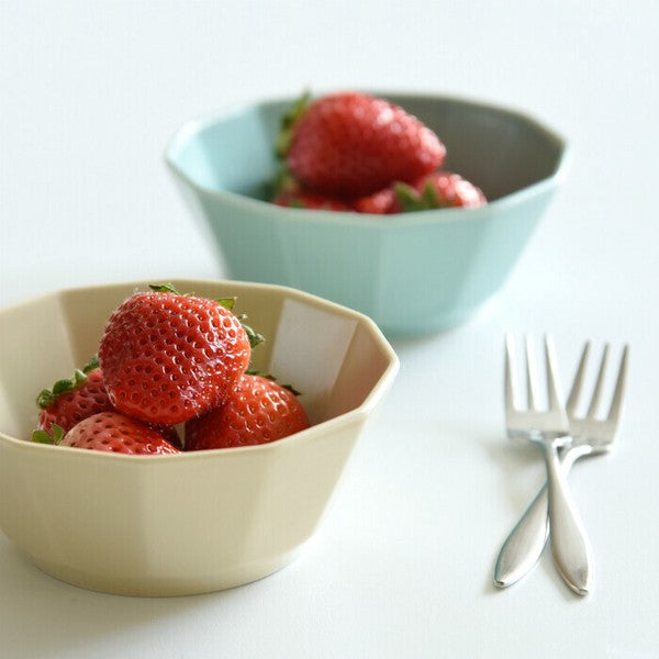 日本製 波佐見燒 重山陶器 12邊形碗 | 飯碗 湯碗 小菜碗 沙拉碗