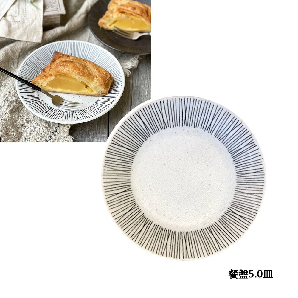 日本製 美濃燒 線條拉麵碗│多款尺寸 丼飯 烏龍麵 湯碗 碗公 飯碗