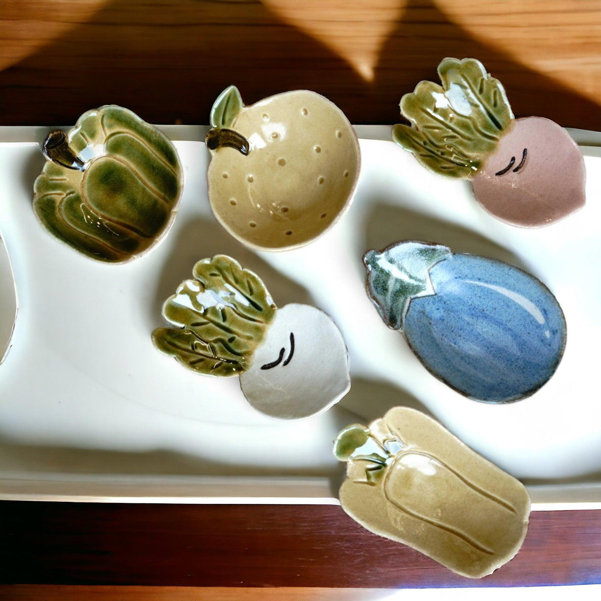 日本 Blut’s rokuro 六魯蔬菜造型小碟子|南瓜 柚子 茄子 蘿蔔 青椒 紅蘿蔔