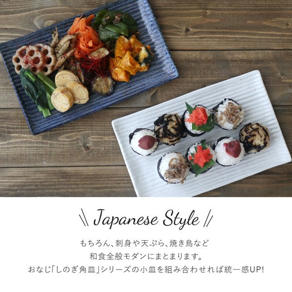 日本製 美濃燒 線條長盤 五色 | 燒烤盤 壽司盤 前菜盤 擺盤必備