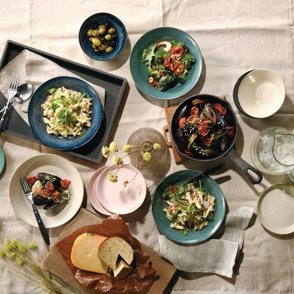 日本製 美濃燒 Aito 義大利麵盤 四色 | 深盤 窯燒素釉 圓盤 北歐風