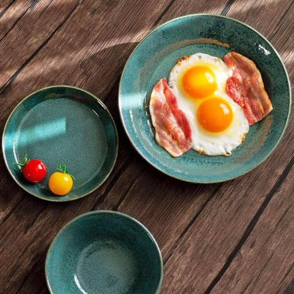 日本製 美濃燒 Aito 義大利麵盤 四色 | 深盤 窯燒素釉 圓盤 北歐風