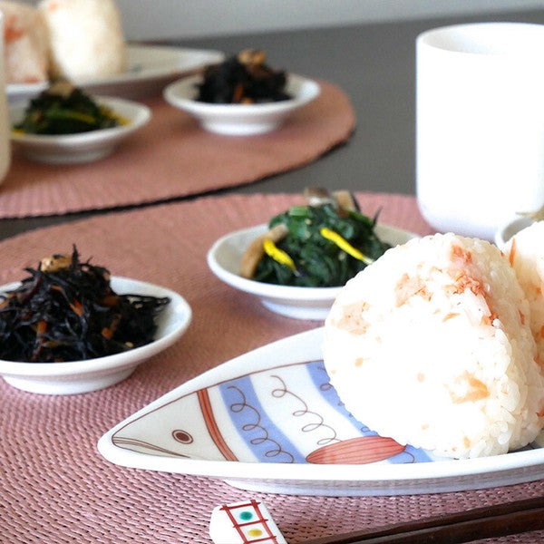 日本製 九谷燒 造型魚盤 | HAREKUTANI 陶瓷魚盤 長盤 禮盒 兩款尺寸