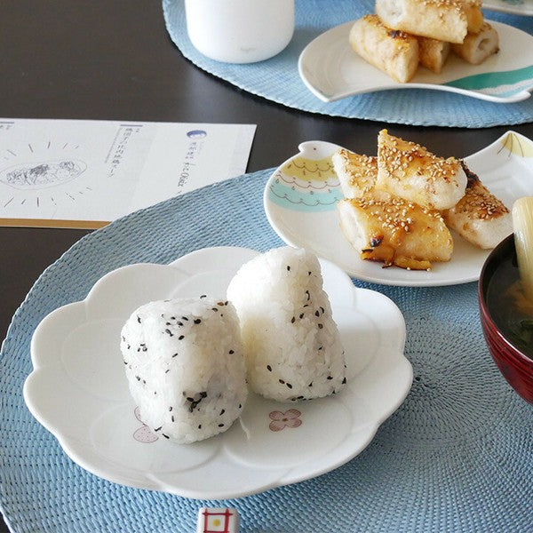 日本製 九谷燒 浪漫花盤 17cm | 中盤 點心盤 淺盤 兩色 附禮盒 晴九谷