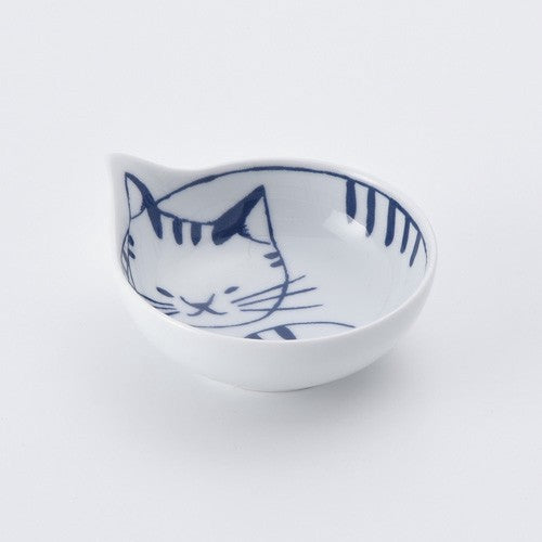 日本製 波佐見燒 Neco 貓咪造型小碗四入組 | 貓咪碗禮盒組 9.8公分 貓咪碗 飯碗 醬料碗