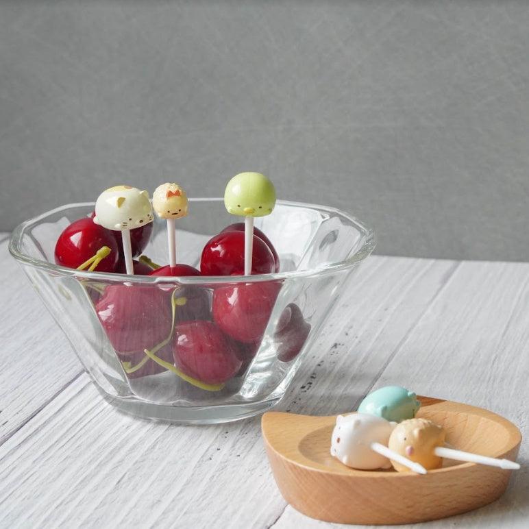 角落生物公仔食物叉| 6入,造型叉、便當叉、兒童叉子 - 富士通販