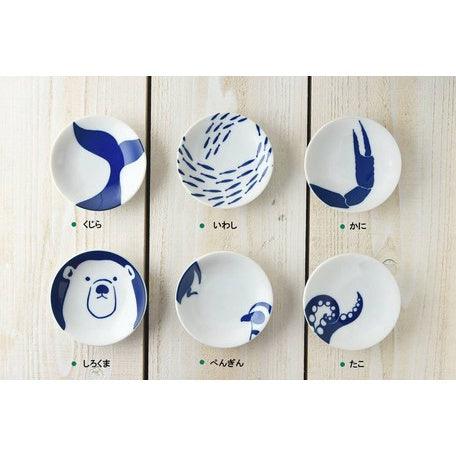 日本製 美濃燒 小菜盤6入禮盒組|小碟子 小菜碟 醬料碟 調味碟 - 富士通販