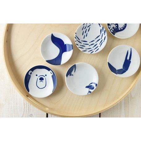 日本製 美濃燒 小菜盤6入禮盒組|小碟子 小菜碟 醬料碟 調味碟 - 富士通販