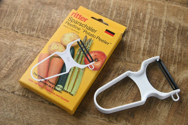 德國製 ritter 黑刃碳鋼削皮刀 | 極輕量 鋒利耐用 多功能削皮刀