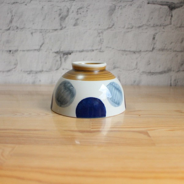 日本製 波佐見燒 圓點陶瓷飯碗 | 丸紋 陶瓷碗 飯碗 小碗 茶碗 日式碗 兩色