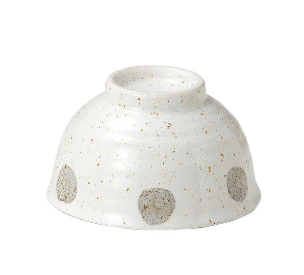 日本製 美濃燒 水玉白唐津雙耳盤/飯碗 | 咖哩盤 飯碗 湯碗 日式餐盤