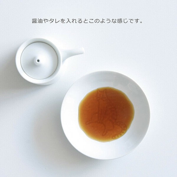 日本製 波佐見燒 natural69 動物造型小碟子 | ZUPA white系列 醬油碟 醬料碟