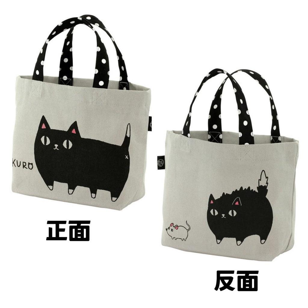 KURO 貓咪手提袋│午餐袋 便當袋 補習袋 托特包