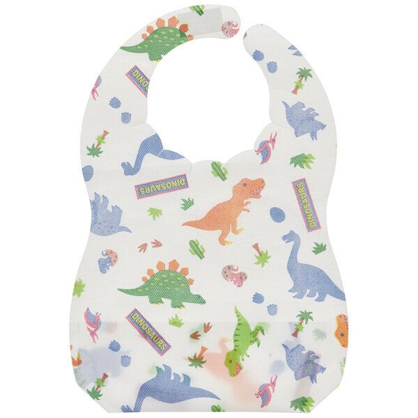 日本 Skater 拋棄式嬰兒圍兜10入 | 一次性圍兜 免洗圍兜 巧虎圍兜 恐龍 維尼