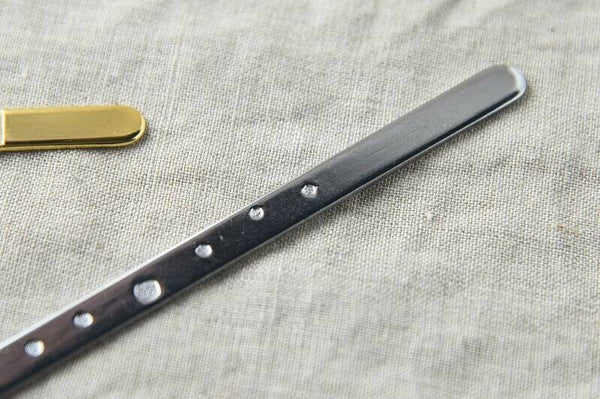 日本製 燕三條 不鏽鋼花園鰻攪拌棒 18cm | 攪拌棒 咖啡攪拌棒 雞尾酒攪拌棒 高桑金屬 沖繩水族館