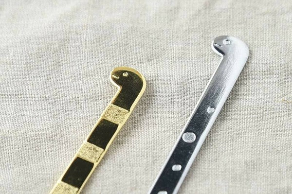 日本製 燕三條 不鏽鋼花園鰻攪拌棒 18cm | 攪拌棒 咖啡攪拌棒 雞尾酒攪拌棒 高桑金屬 沖繩水族館