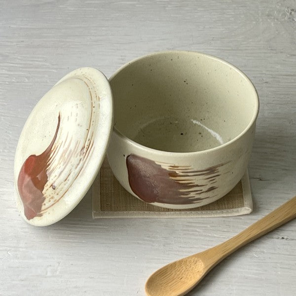 日本製 250ml 陶瓷茶碗蒸杯附蓋|日系質感蒸碗 和食器 居家餐桌 日常料理