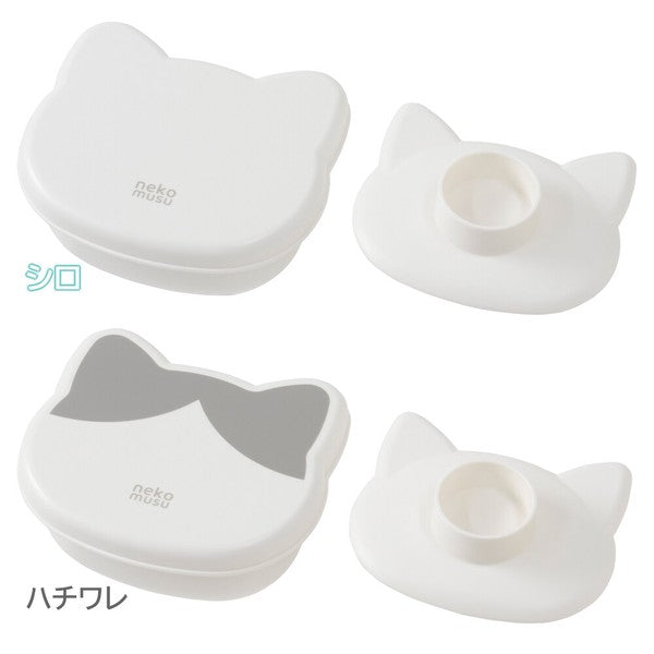 日本製 貓咪造型飯糰模具盒|日常便當 居家廚房 抗菌飯糰盒 遠足野餐的好朋友
