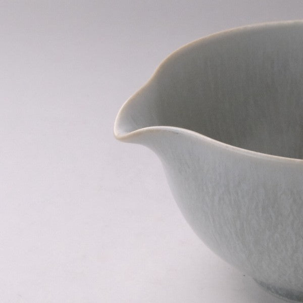 日本製 灰結晶釉注口抹茶碗|日常茶道碗 居家抹茶杯 質感陶器